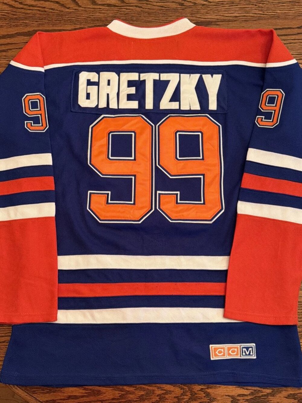 Vintage NHL Edmonton Oilers Wayne Gretzky Men's Jersey 90s CCM size 50/Medium